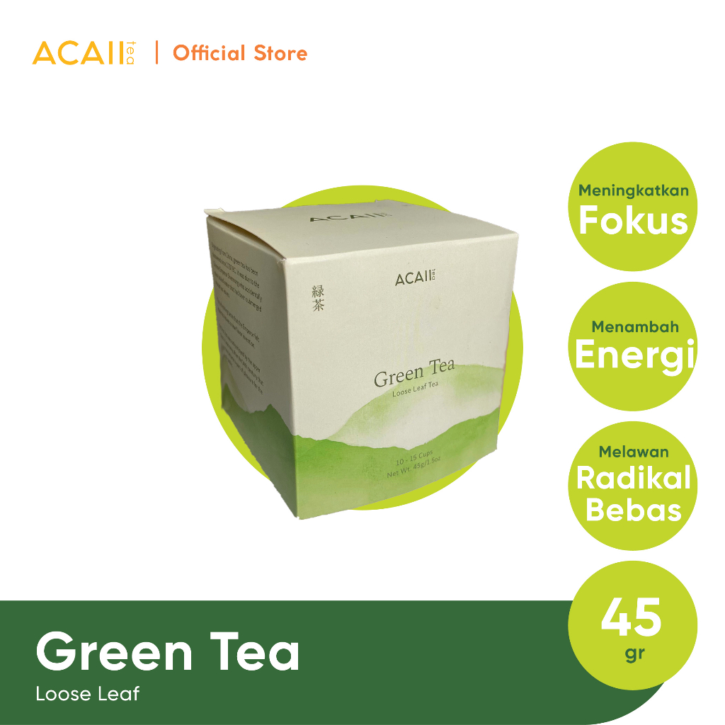 

Acaii Tea Loose Leaf Green Tea 45gr