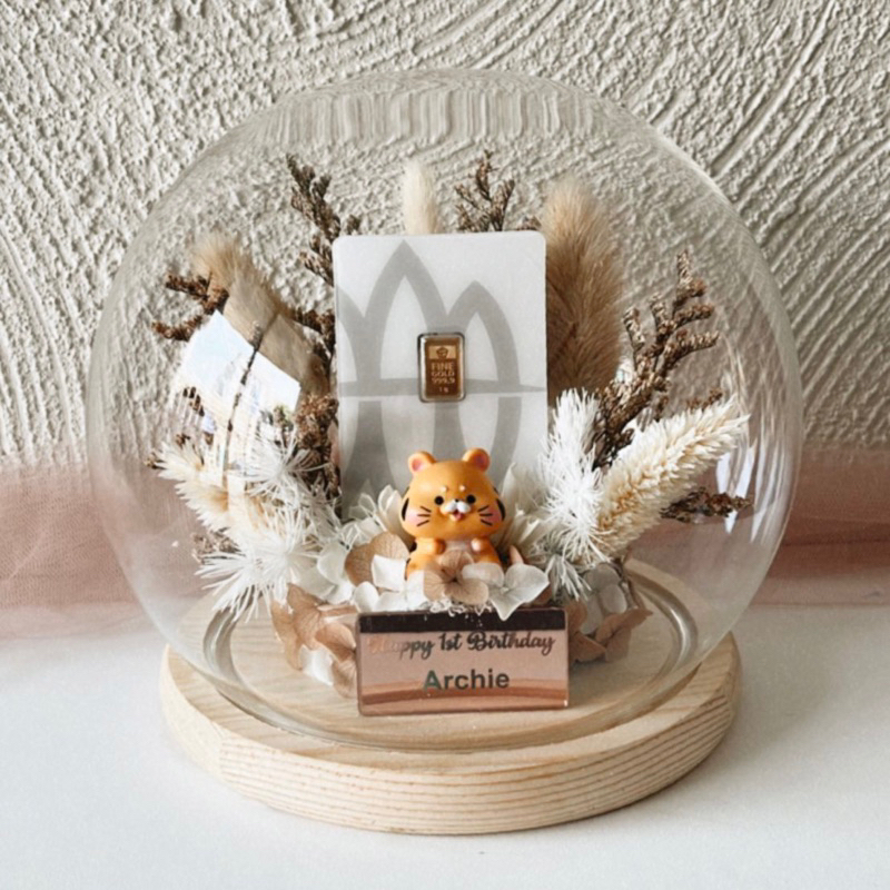 Antam Glass Dome | Dried Flower Glass Dome