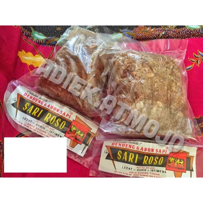 

Abon Sapi cap Sari Roso (Bawang Goreng / Kentang Pedas) | Boyolali 250 gram