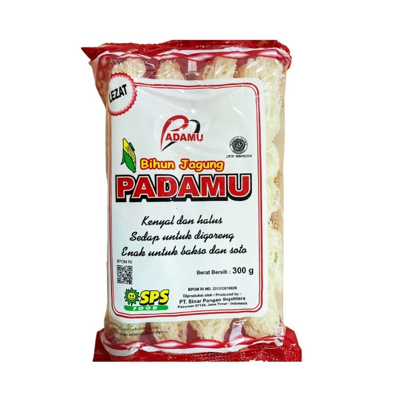 

Bihun Jagung Padamu 300gr Merah | Beras Jagung Murah - Bihun Beras Mirah | Sembako Murah