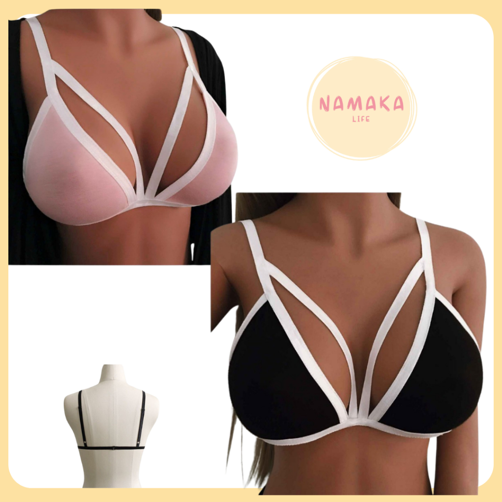 [NL] BH WANITA SEKSI SEMI LINGERIE BRA PEREMPUAN CEWEK REMAJA DEWASA SEXY TANPA BUSA TANPA KAWAT IMP