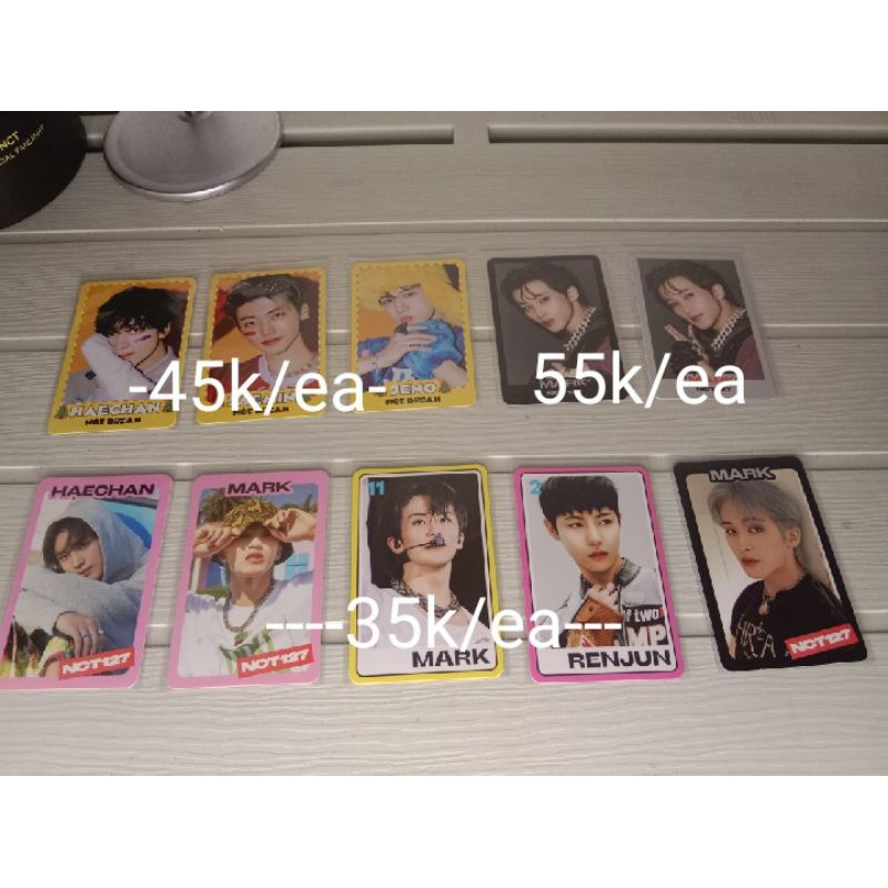 CO J&T ONLY Trading Card Nct Dream candy, encore tds Nct 127 2 baddies, ay yo (Haechan, Jeno, Jaemin