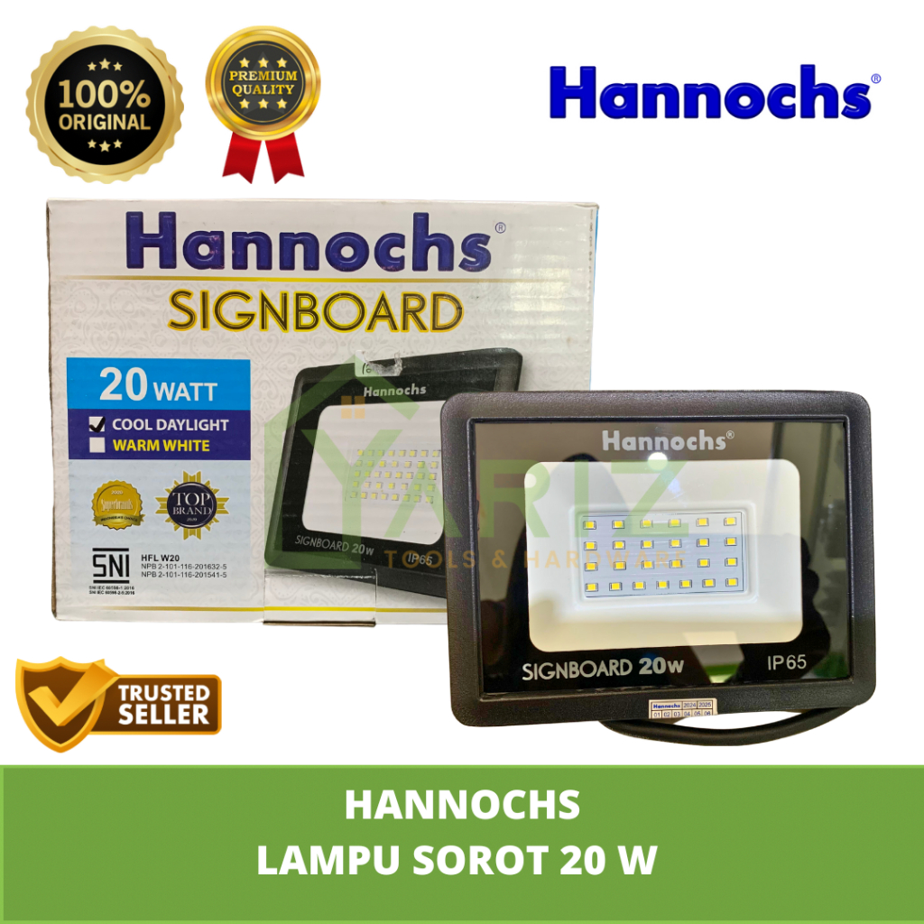 LAMPU SOROT SIGNBOARD 20 W HANNOCHS | LAMPU TAMAN | LAMPU TEMBAK OUTDOOR