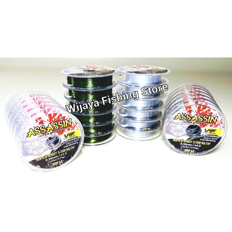 Senar Pancing Versus Assassin 100 meter connecting