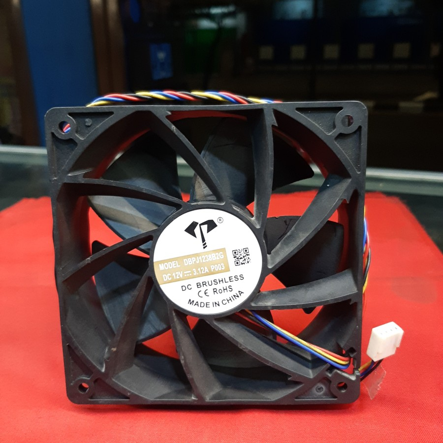Kipas DC 12v 12cm High Speed 12x12 3.12A