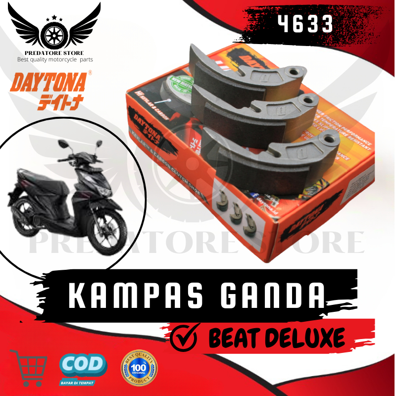 Kampas Ganda BEAT DELUXE Racing Daytona Original