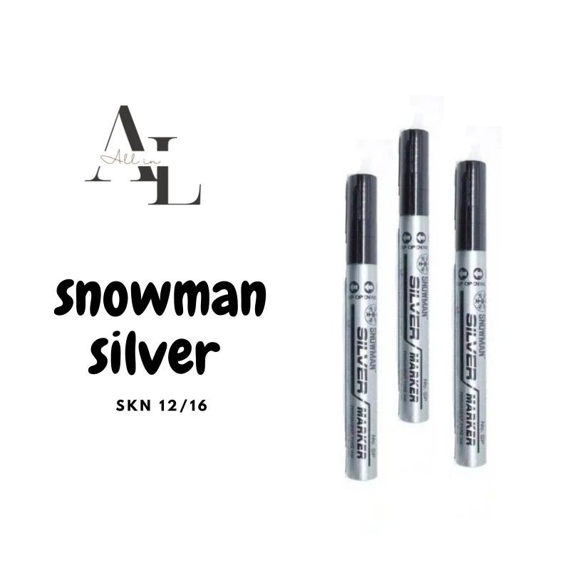

Spidol Snowman Putih (SKN)