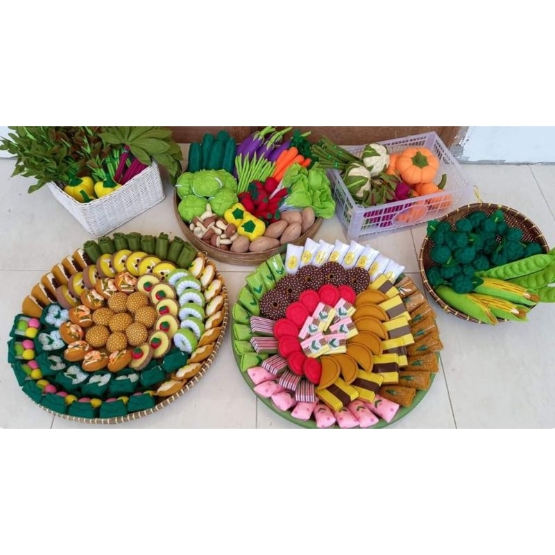 ME-RJ NON PAKET / MAINAN EDUKASI REPLIKA JAJANANA PASAR - REPLIKA MAKANAN - KUE SUBUH - JAJANAN SEHA