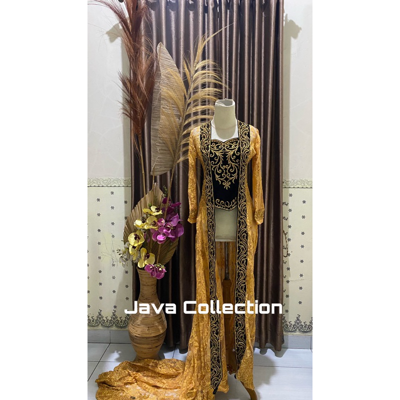 kebaya brokat kutu baru full payet