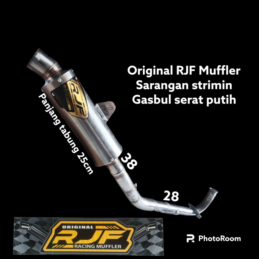 KNALPOT RJF ORIGINAL NMAX NEW NMAX OLD INLET 38MM NOT DSM RKS RMS KRS