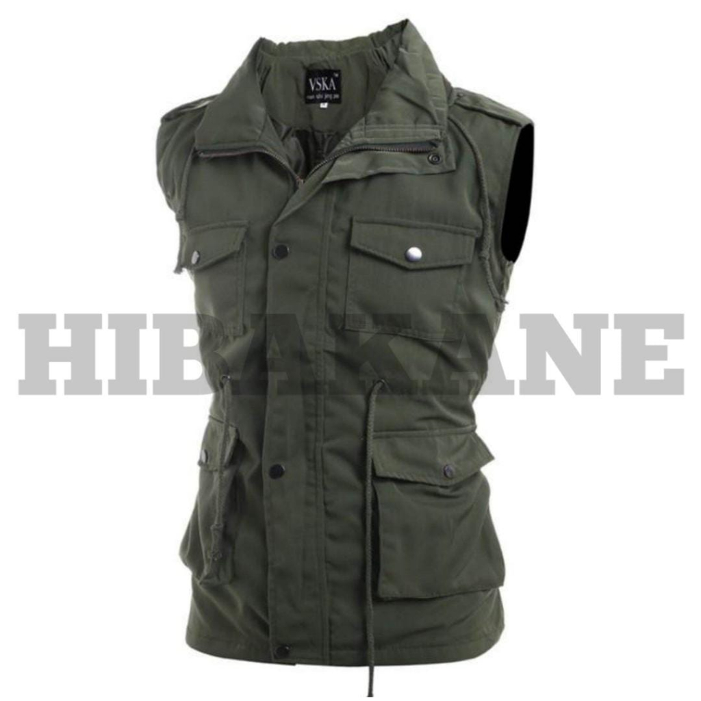 Jaket rompi / rompi parka / rompi tebal