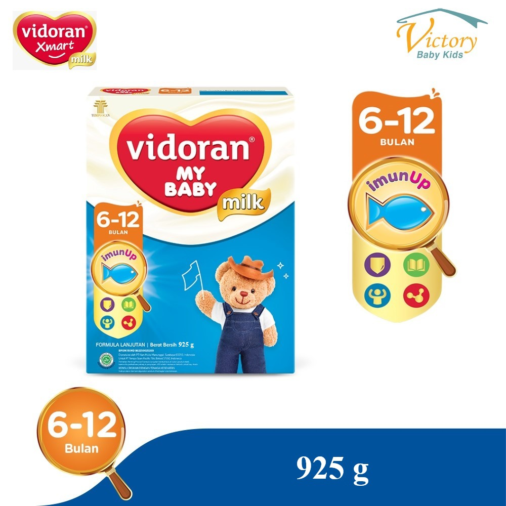 Vidoran My Baby Nutriplex Susu Formula 6 - 12 bulan [925 g]