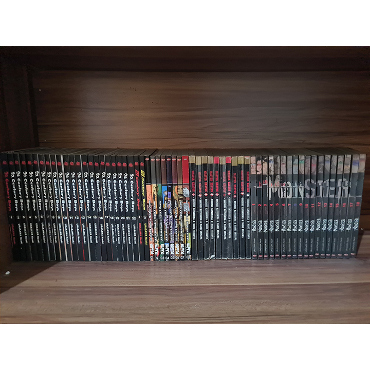 Paket Komik Urasawa Naoki Komik Monster 20th Century Boys Pluto Master Keaton Pluto Kolpri FULL SET 