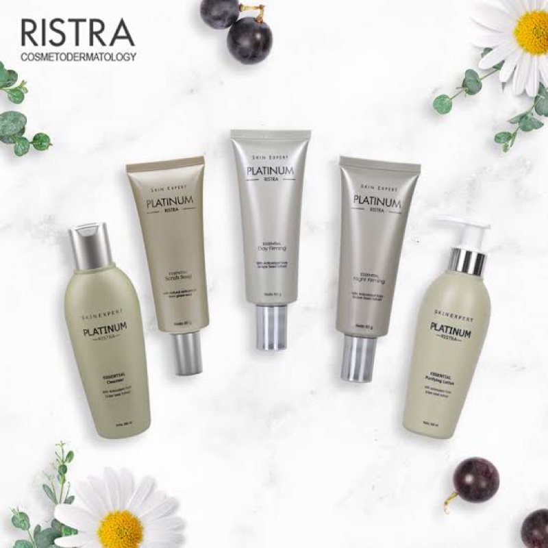 Ristra Platinum Essential Night & Day Firming - Essential Cleanser - Essential Purifying Lotion