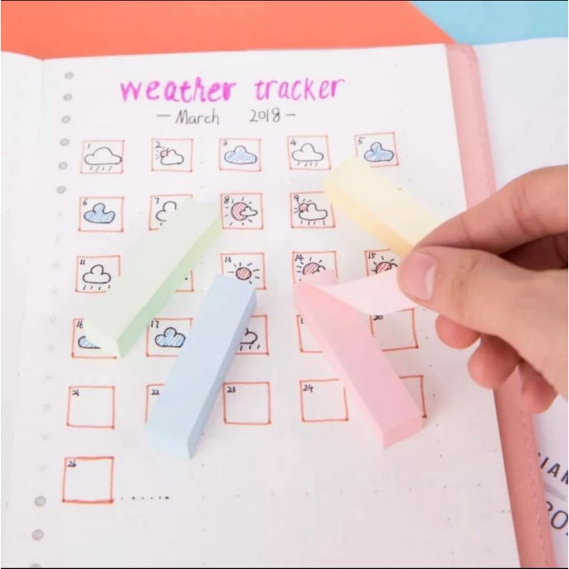 

MS Memo Stick Index Tab Penanda Warna Isi 4 76x76 Mm 100 Lembar