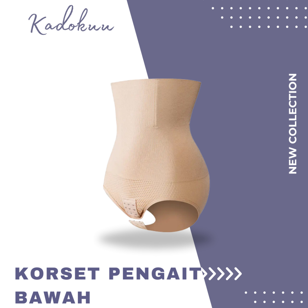 Korset Wanita Pelangsing Perut dengan pengait dibagian Bawah / Pelangsing Pinggang Meningkat Bokong 