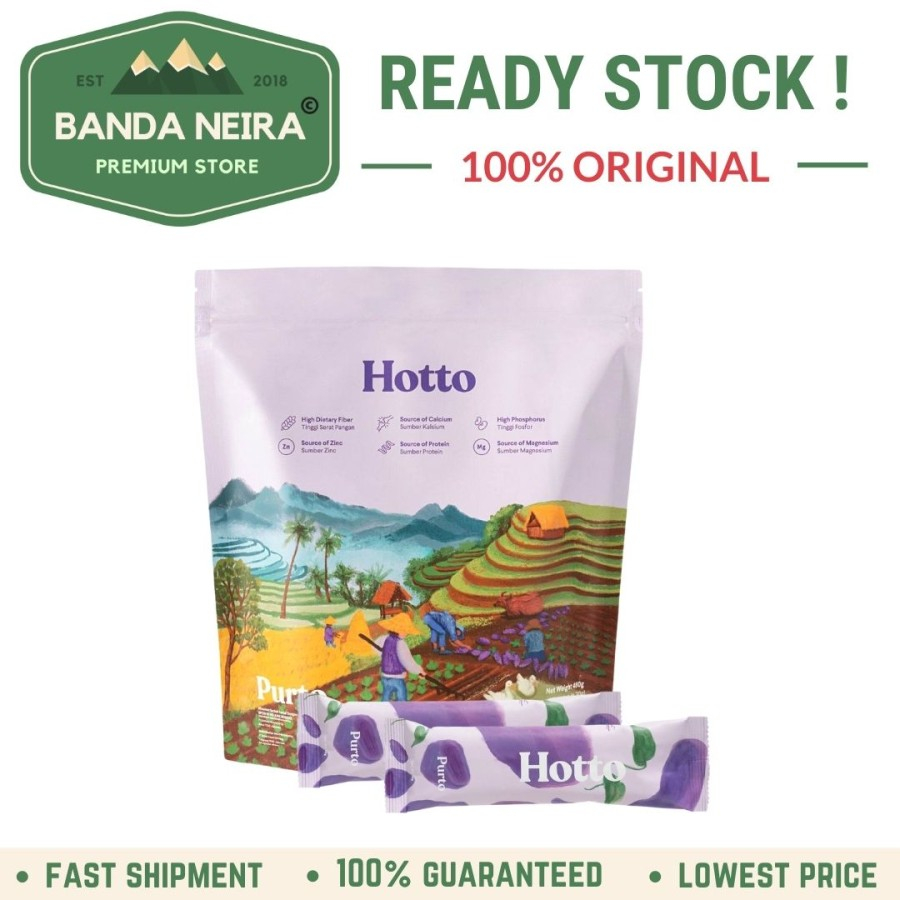 

HOTTO PURTO Multigrain with Purple Potato / Superfood Pengganti Makan | 1 SACHET | 30 GR