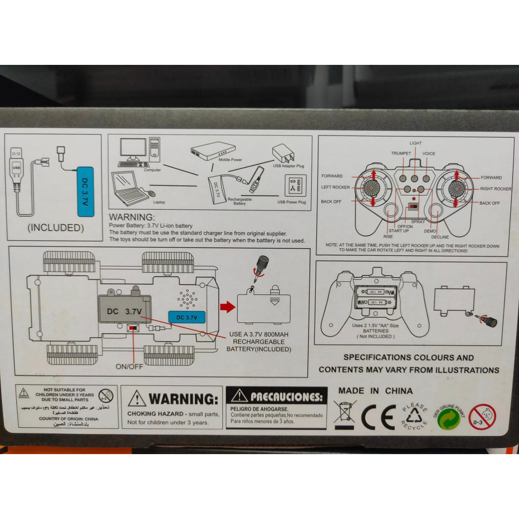 Mainan Mobil Remot Kontrol RC Dump Truck Power Neo Remot Cas Truk Pengankut Pasir