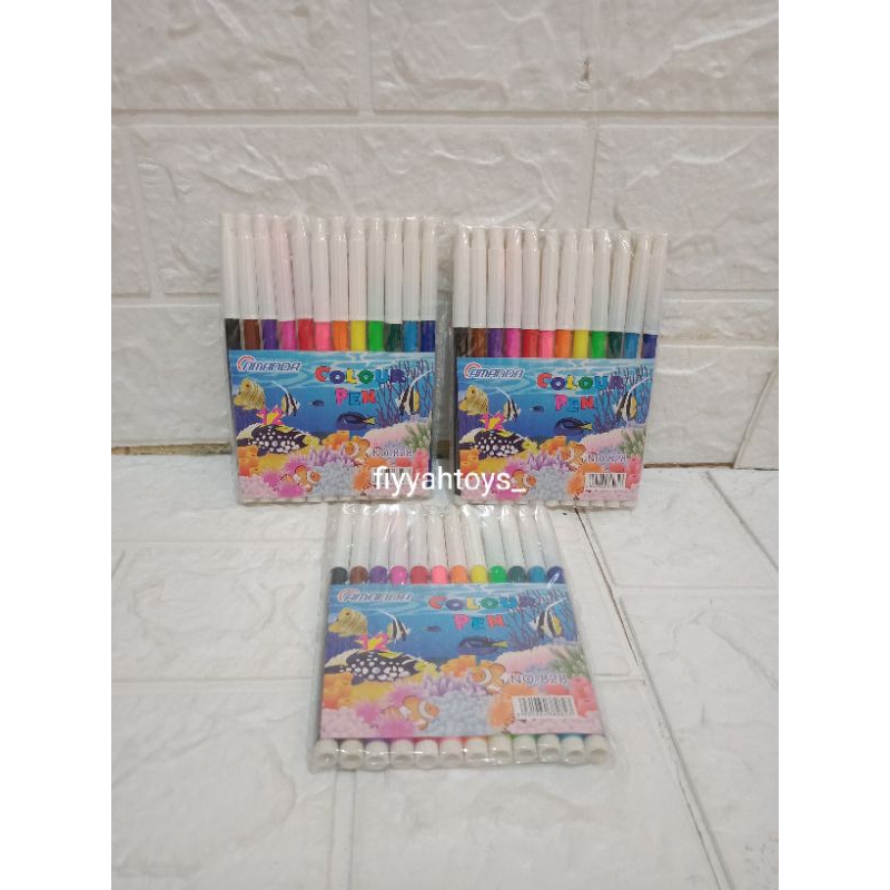 

Spidol warna isi 12 warna - spidol mewarnai anak - coloring pen