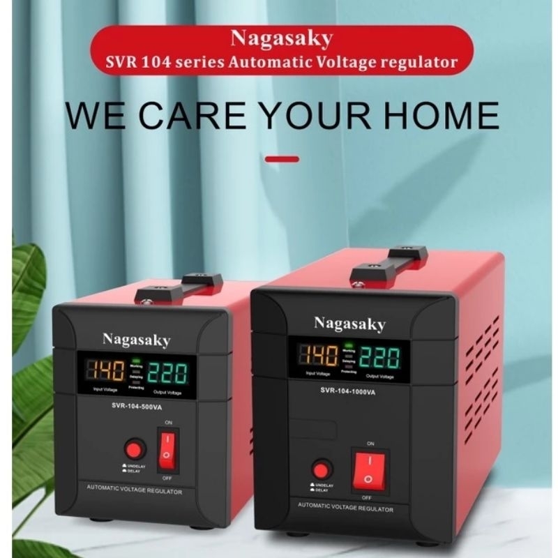 NAGASAKY SVR 104 Digital Automatic Stabilizer Voltage Stavolt 1500 VA