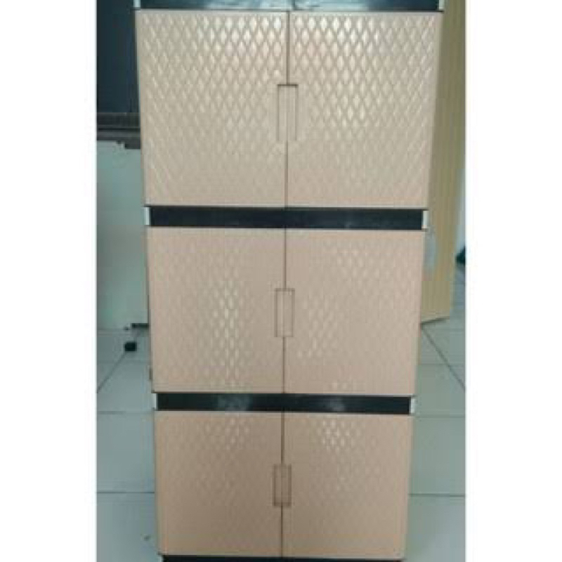 LEMARI PLASTIK RENATA MINI 3 SUSUN/ LEMARI PLASTIK SERBAGUNA 3SSN