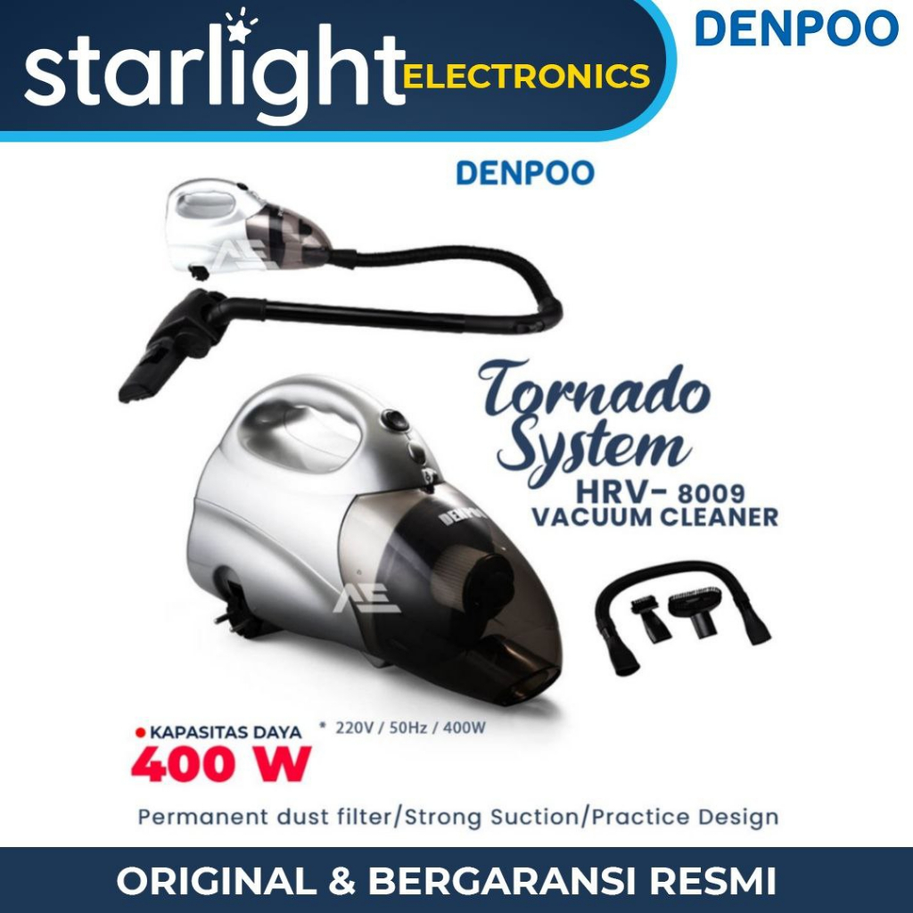 VACUUM CLEANER DENPOO HRV 8009 - PENYEDOT DEBU