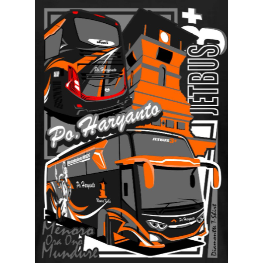 STIKER BUSMANIA PO HARYANTO 5PCS