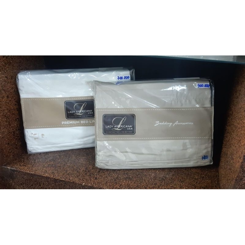 seprei Sprei lady americana premium bed linen tencel king queen 180 160 tinggi 40cm 40 cm 180x200 160x200 premium halus lembut