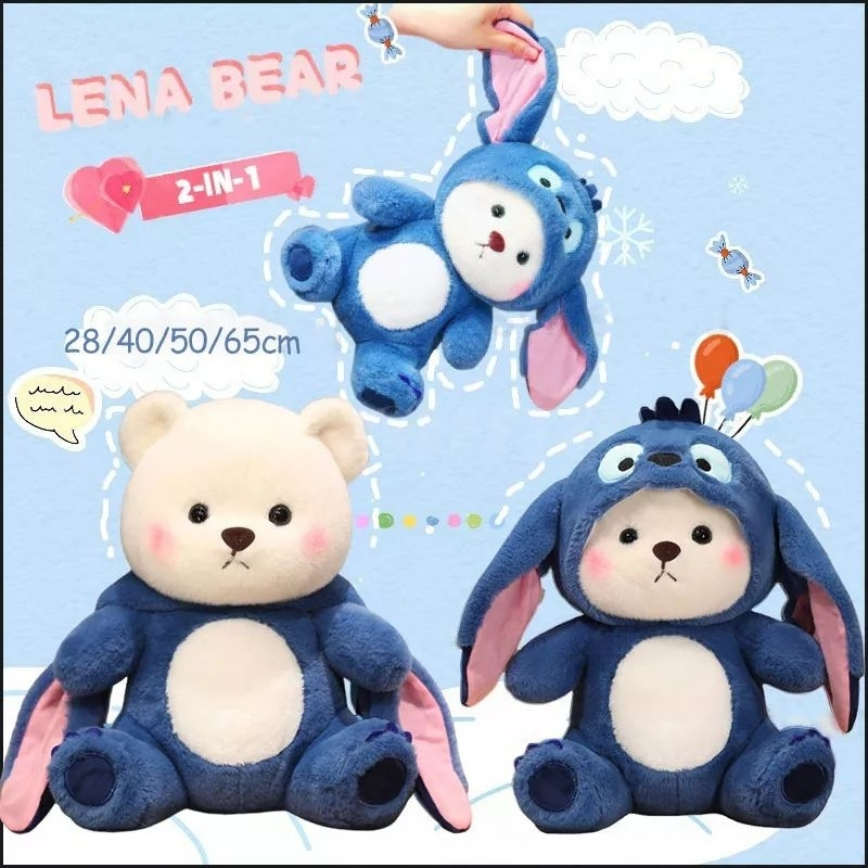 Boneka Lotso Hodiee Kupluk Mainan Boneka Viral Tedy bear Cosplay Cute 30 CM HighQuality Import SNI