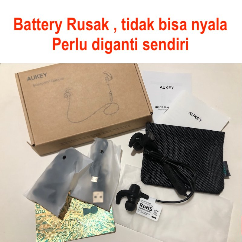 AUKEY EP-B40S Headset Bluetooth Enhanced Bass Wireless Sport Earphone