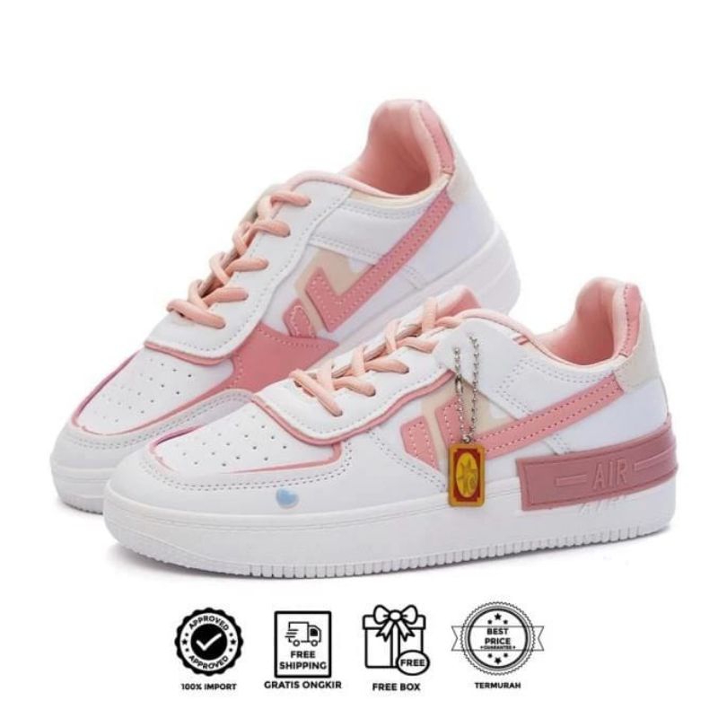 Luxus Dailu 1102 Sepatu Sneakers Wanita Import Korea