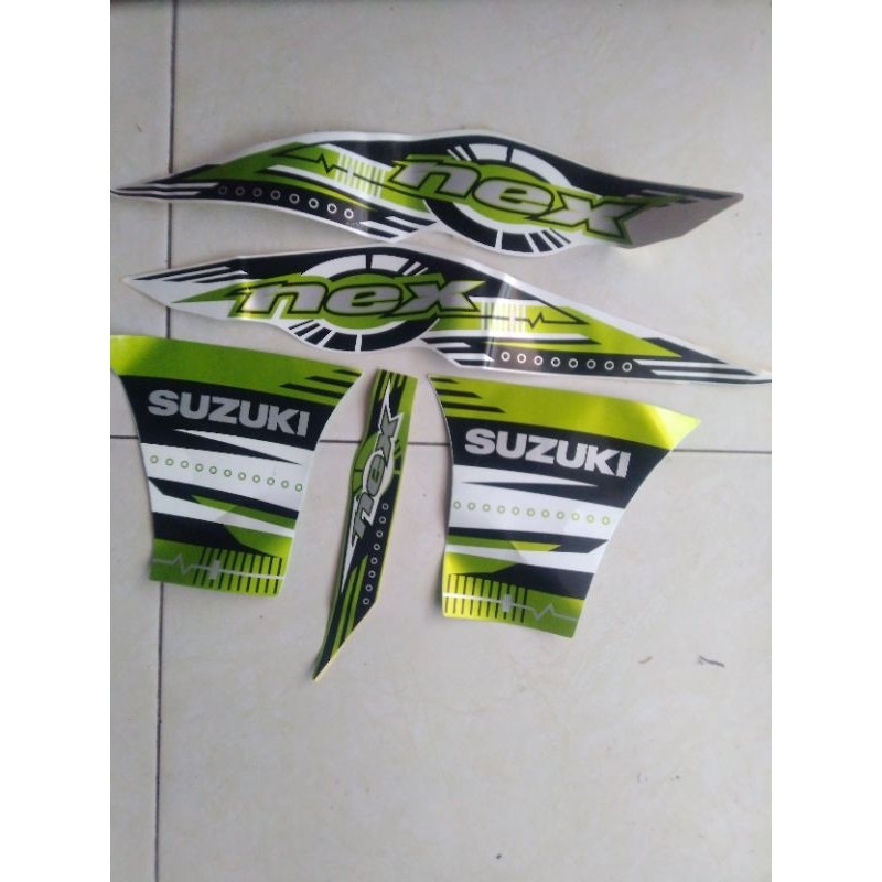 STRIPPING SUZUKI NEX HIJAU TAHUN 2014