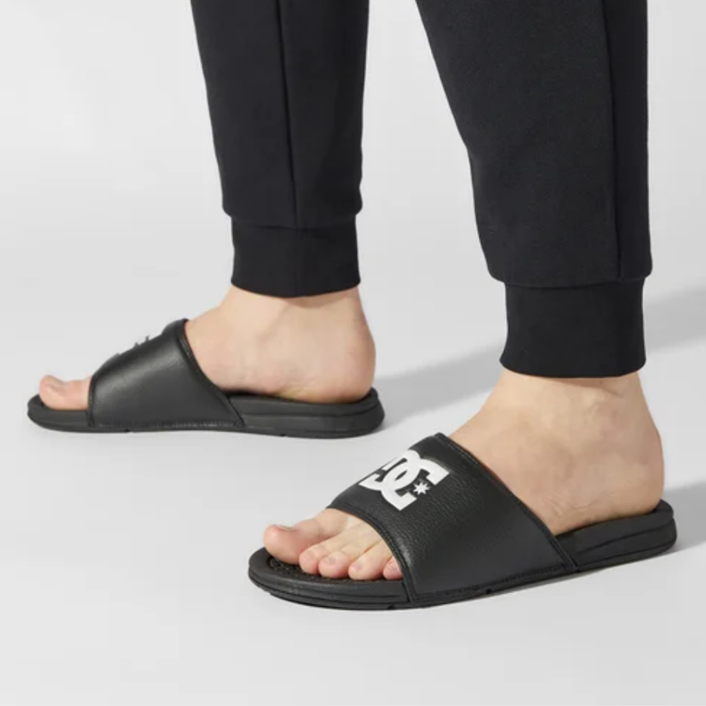 Sandal Slide DC Shoes Original DC Bolsa M Sandal Black White