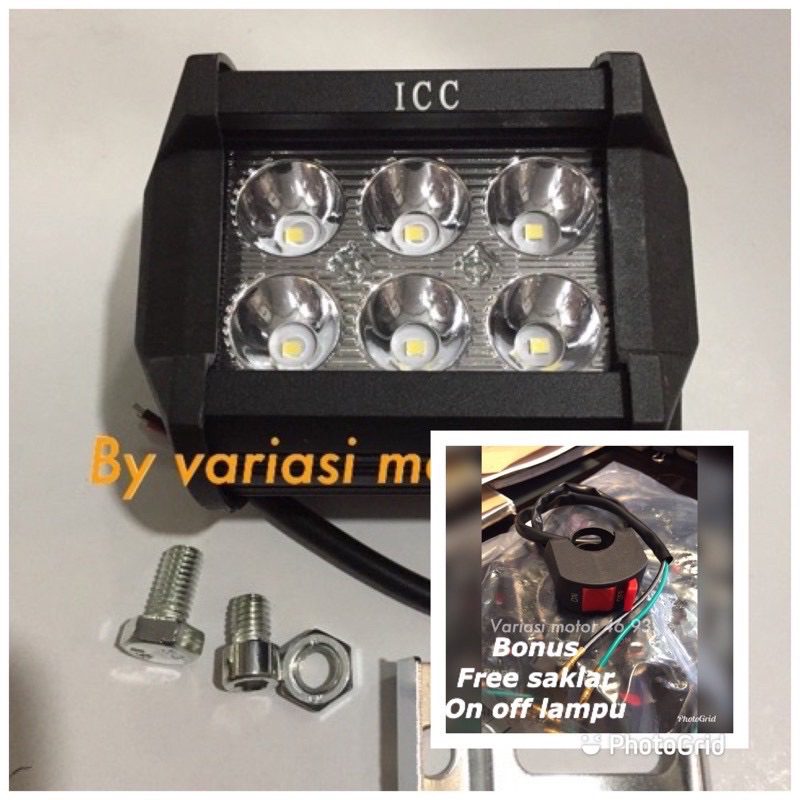 Lampu led klx trail lampu sorot klx led lampu depan led trail universal super terang