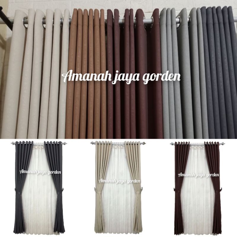 Gorden Blackout Polos Gorden Polos Doff Gorden Minimalis
