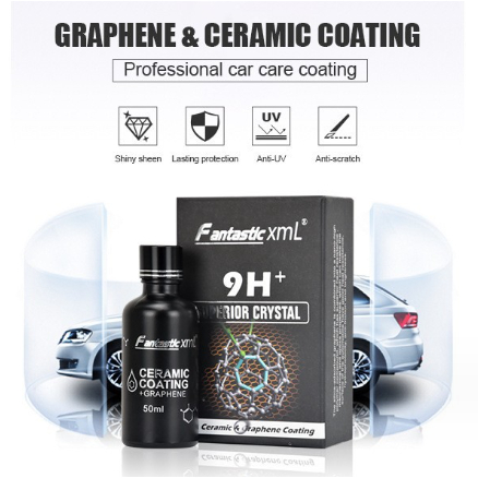 Diamond Graphene Coating 50ml - 9H+ Ceramic Nano Coating Mobil Crystal