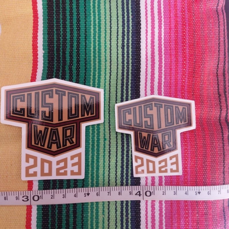 STIKER - CUSTOM WAR 2023 - CUSTOM