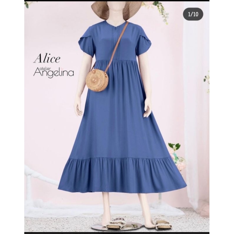 Alice Dress Periwinkle by Atelier Angelina