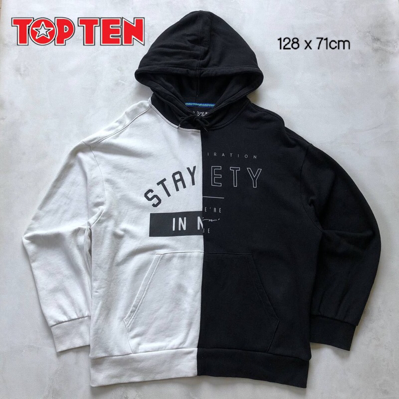 HOODIE TOPTEN TWOTONE SECOND