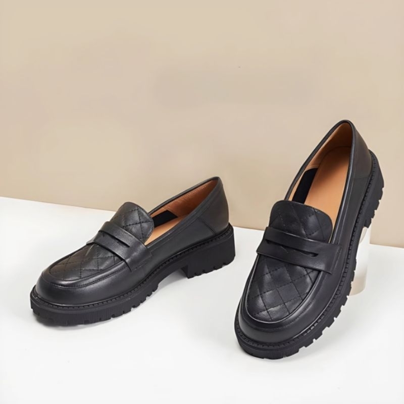 Sepatu Docmart Wanita Loafers Sejeong Terbaru Fashion Korea Pc 8045 Bisa cod