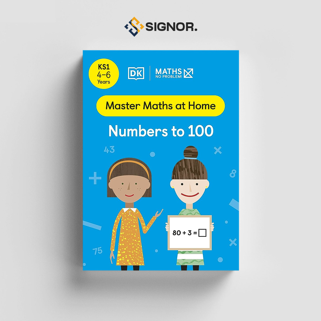 

[ENG1824] Maths (Master Maths at Home): No Problem! Number to 100, Ages 4-6 (Stage 1) - DK