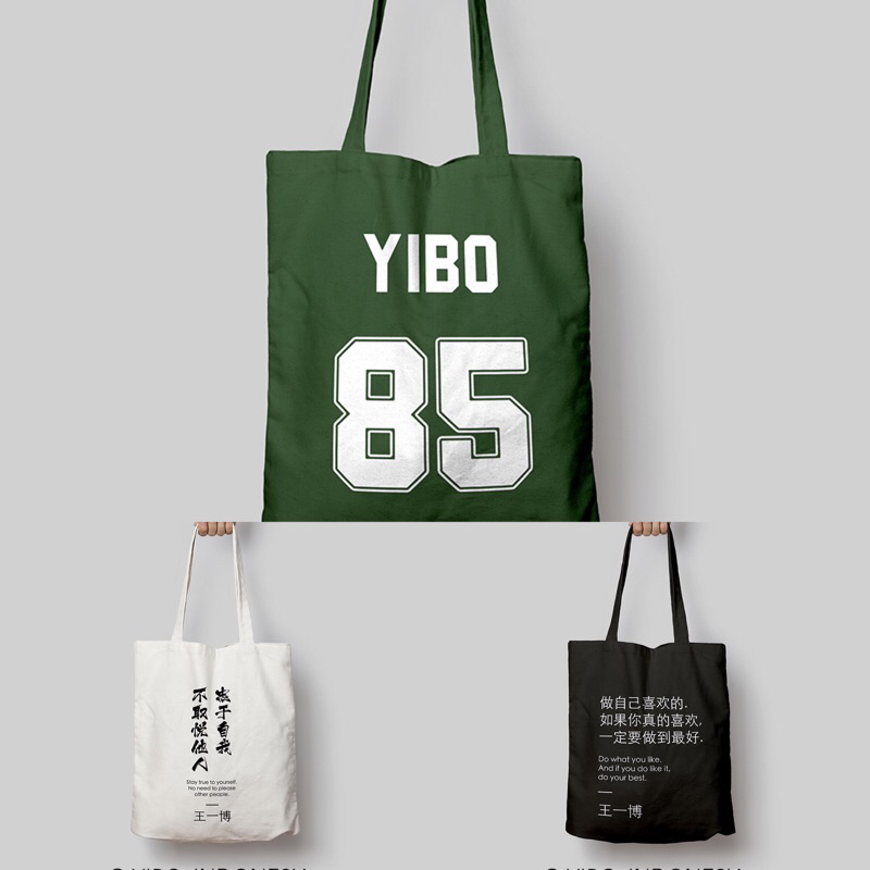 [PO TOTE BAG] - WANG YIBO MERCH SALE BY YIBO_INDONESIA