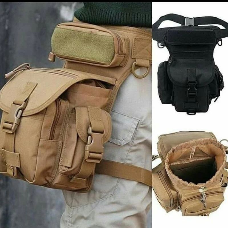 Tas Pinggang / Tas Paha Tas Pria Tactical Army