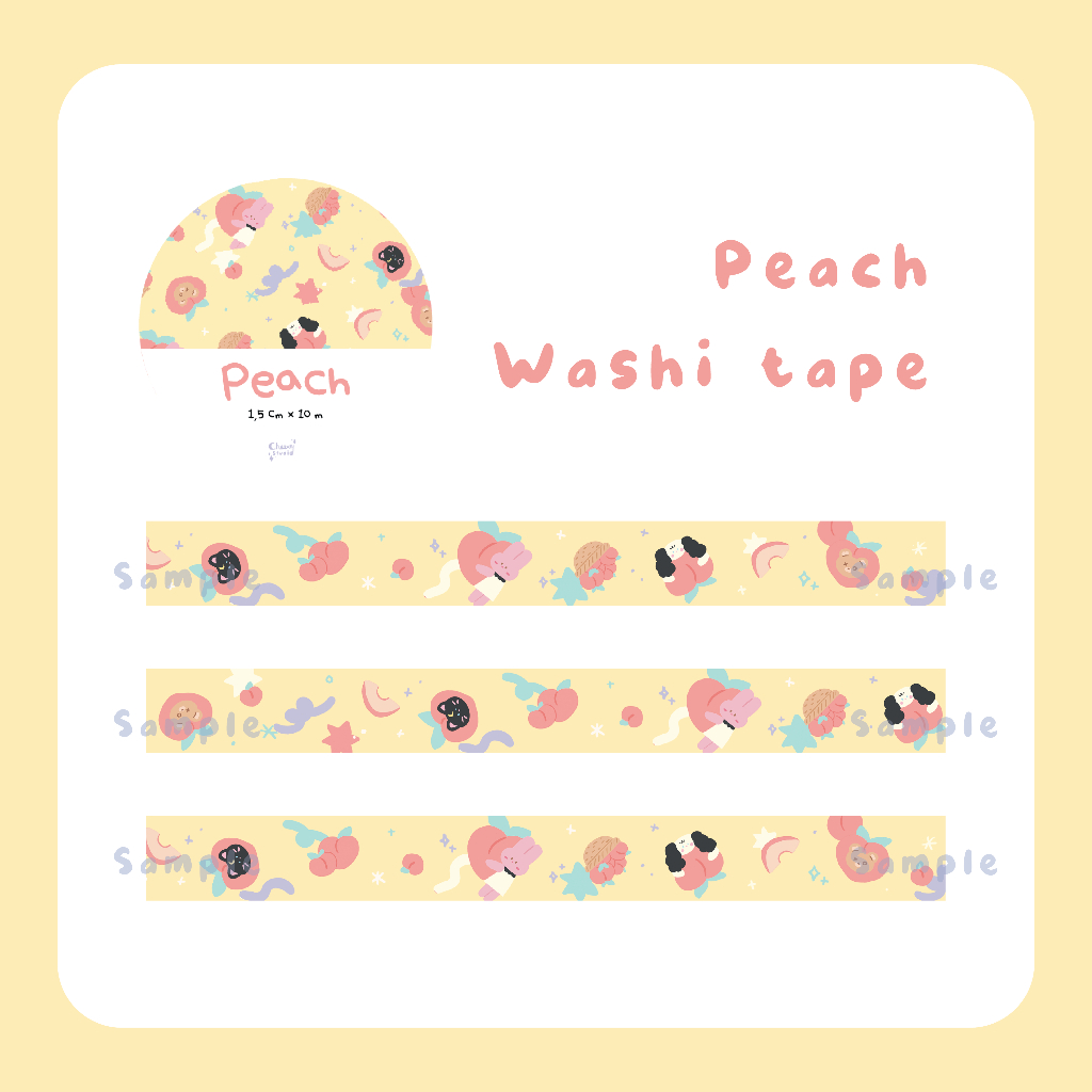 

Peach Washi Tape