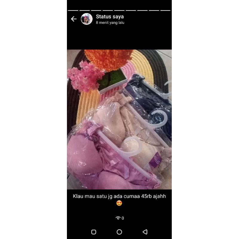 Bh satu set celana dalam