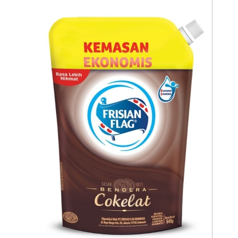 

Frisian Flag Kental Manis Coklat dan Putih 545 gram