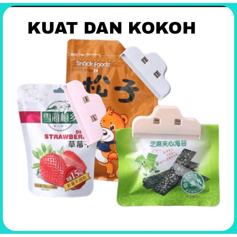 Klip Penjepit Kemasan Besar Klip penutup wadah plastik Klip plastik makanan Penutup Makanan
