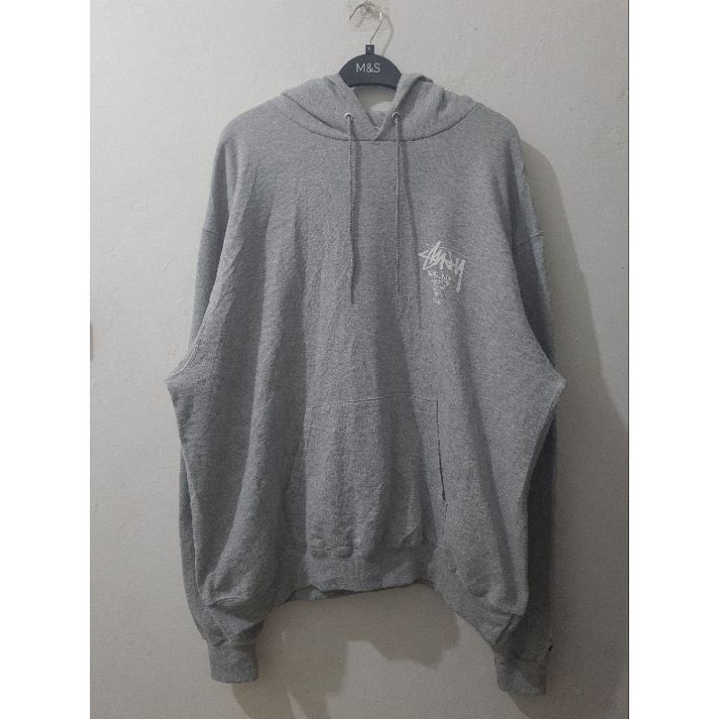 HOODIE CHAMPION X STUSSY