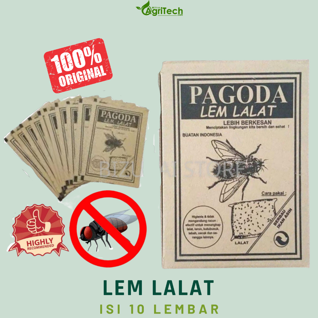 

LEM LALAT TIDAK BERBAU DAYA LEKAT KUAT TIDAK BERACUN 10 LEMBAR