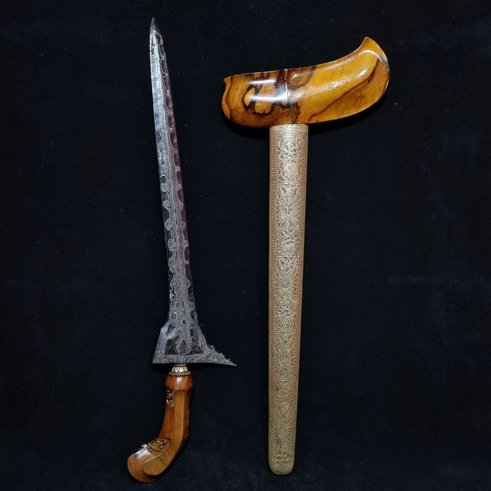 Keris Pamor Bonang Rinenteng Sepuh Asli